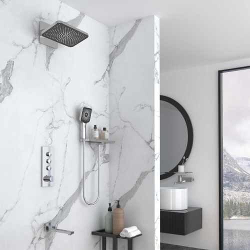 Душевая система Vincea VSFW-433TI4RCH встраиваемая в стену с термостатом