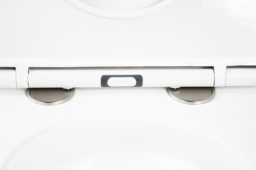 Унитаз подвесной WeltWasser 10000011192 белый глянцевый с сиденьем микролифт безободковый смыв торнадо - фото 2