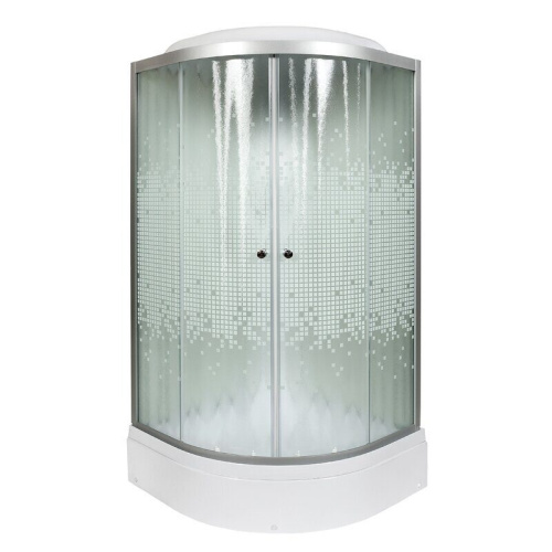 Душевая кабина AvaCan L710EL 100х100 четверть круга с крышей ориентация универсальная - фото 2