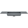Раковина из искусственного камня Vincea VCB-13100G 100х50 встраиваемая цвет серый 1 отверстие под смеситель