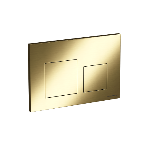 Клавиша смыва механическая Ceramica Nova Balance/Square CN12-002BG цвет брашированное золото - фото 2