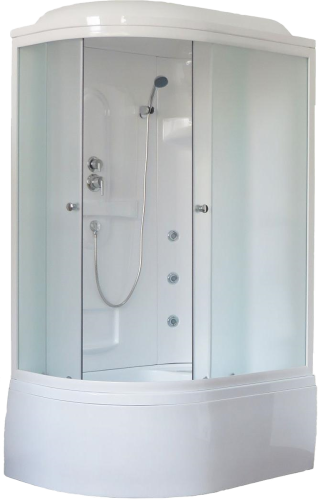 Душевая кабина Royal Bath ВК RB8120BK2-M-R 120х80 асимметричная с крышей ориентация правая