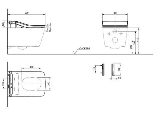 Крышка-биде TOTO TCF803CG - фото 3