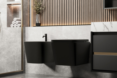 Биде ABBER Rechteck AC1250MB подвесное - фото 3