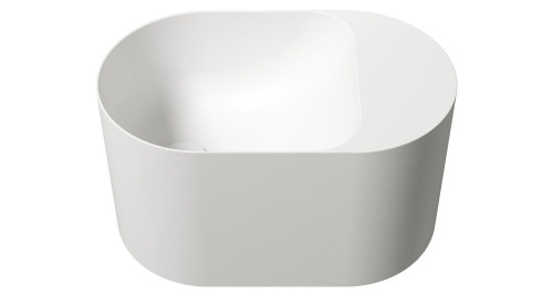 Раковина из искусственного камня Zenon Guadiana 4000.000.000.000.39674 50х30 подвесная цвет белый матовый