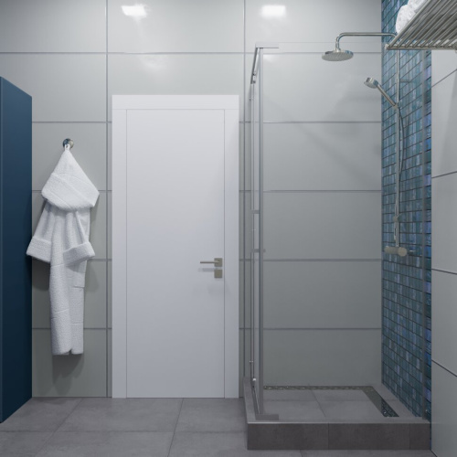 Душевой уголок Тритон Терра-Хром Щ0000053609 90х90 стекло прозрачное профиль хром без поддона - фото 5