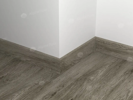 Напольный плинтус Alpine Floor Grand Sequoia 11-8 Венге Грей толщина 1.1 см 2200х80