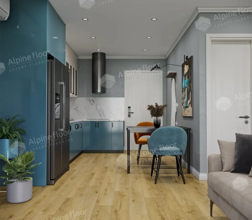 SPC ламинат Alpine Floor Eclipce Super Matt ECO 21-7 Умбра толщина 0.4 см 43 класс 1220х183 - фото 2