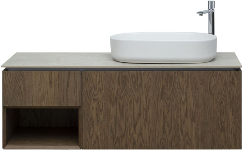 Тумба под раковину Allen Brau Infinity 1.21008.NO 119х46х41 подвесная цвет коричневый - фото 5