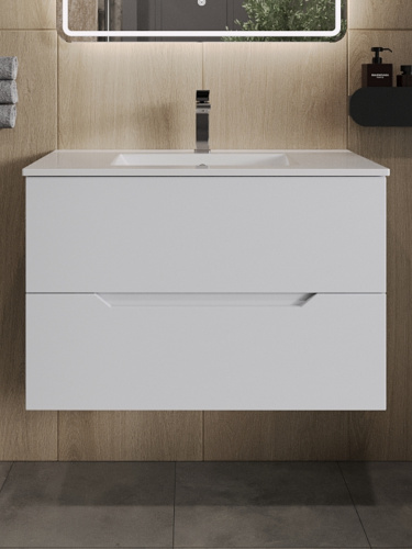 Тумба с раковиной Orange Line Li-70Tuw+Ra 72х47х54 - фото 4