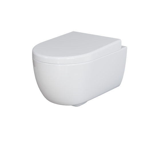 Унитаз подвесной Ambassador Abner 103T20001R-102T20001 белый глянцевый с сиденьем микролифт