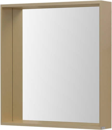 Зеркало в ванную Allen Brau Reality 1.32017.03 70х75 цвет латунь - фото 4