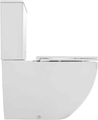 Чаша унитаза подвесная Allen Brau Priority Tornado 4.31006.20 цвет белый без сиденья безободковая душевой смыв - фото 2