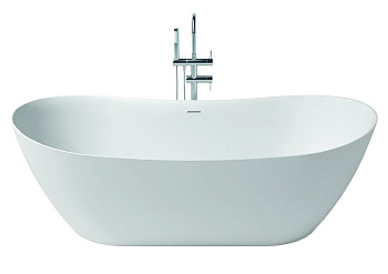 Ванна из искусственного камня Zenon Powell 4000.000.000.000.29549 180х80 отдельностоящая овальная