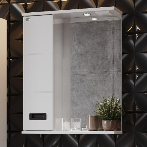 Зеркало-шкаф Onika Балтика 205848 58х16х71 подвесной - фото 2