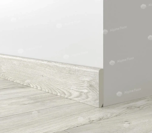 Напольный плинтус Alpine Floor Parquet Light SK 13-11 Серый толщина 1.25 см 2200х80 - фото 3