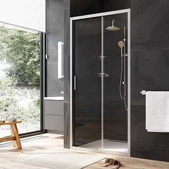 Душевая дверь Am.Pm Gem W90G-100-1-195MT 100х195 стекло прозрачное профиль хром матовый