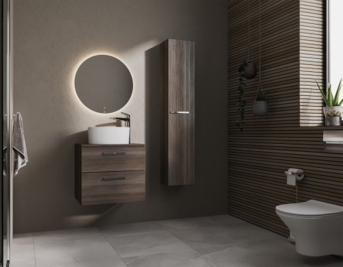 Столешница Roca The Gap A857418402 59х46 накладная цвет темно-коричневый - фото 4