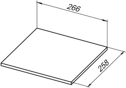 Полка для стеллажа Allen Brau Liberty 1.33009.GR-S