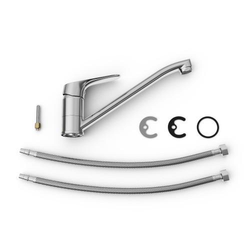 Смеситель для кухни Tokito TAKASE TOK-TAK-1012 на раковину хром - фото 4