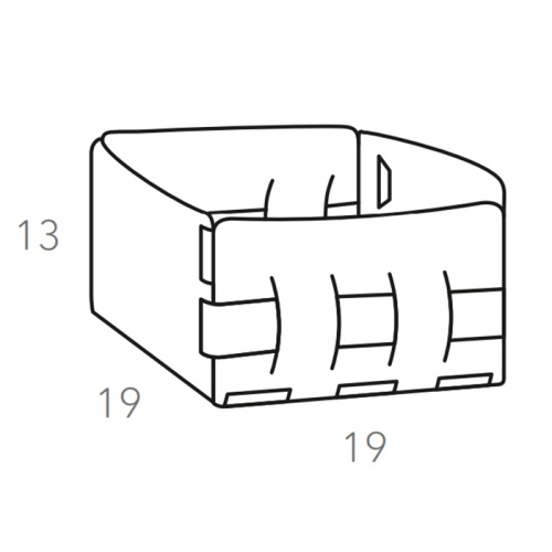 Корзина ADJ Mini Bottega 1019.09.TS30 - фото 2