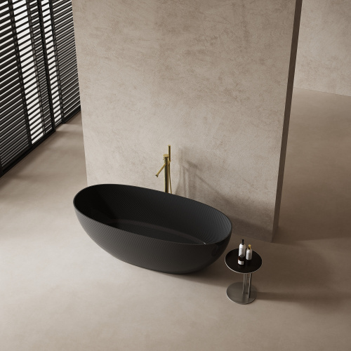 Ванна карбоновая Abber Karbon AK9001-1.7 170х75 отдельностоящая овальная - фото 3