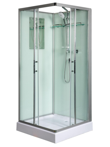 Душевая кабина WeltWasser WW500 LAINE 901 (10000003259) 90х90 без крыши ориентация универсальная - фото 3