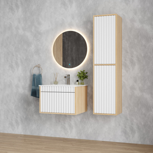 Шкаф-пенал Onika Дайлер 403568 35х31х142 подвесной - фото 4