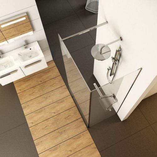 Душевой уголок Ravak Walk-In GW1CG7C00Z1 120х90 стекло прозрачное профиль хром без поддона - фото 5