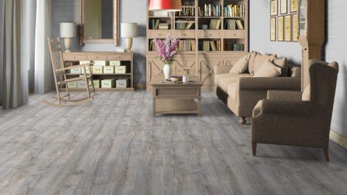 Ламинат Tarkett Estetica 933 Дуб Эффект светло-серый Т028090 толщина 0,9 см 33 класс 1292х194 - фото 5