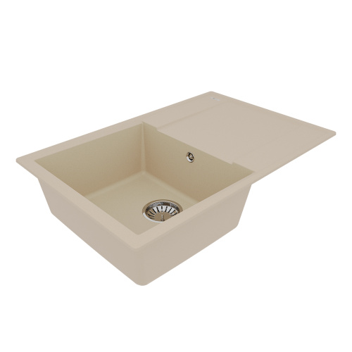 Кухонная мойка LeMark Imandra 760 9910026 76х50 цвет бежевый поверхность матовая - фото 2
