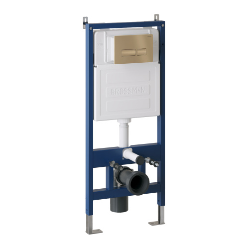 Клавиша смыва механическая Grossman Pragma 700.K31.03.310.310 цвет золото - фото 4