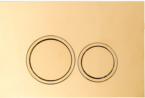 Клавиша смыва механическая Cerutti SPA CR05CG цвет шампань золотой