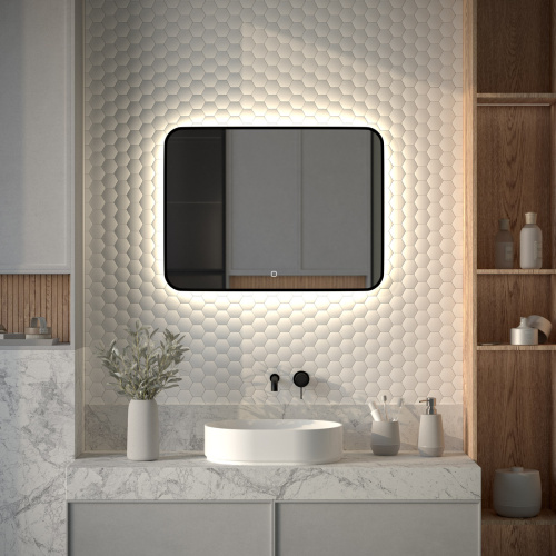 Зеркало в ванную Defesto AURA DF 2967SH 80х60 - фото 3