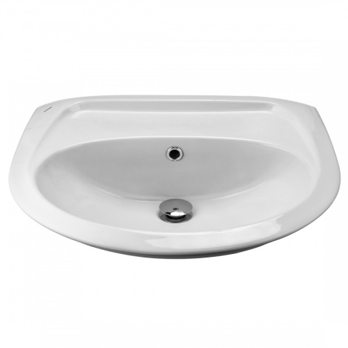 Раковина из сантехнического фарфора Santek Бриз 1WH110463 49х60 подвесная цвет белый - фото 2