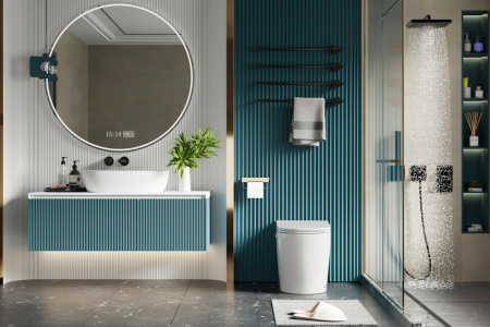 Унитаз приставной Abber Bequem AC1114P белый с сиденьем микролифт импульсный смыв