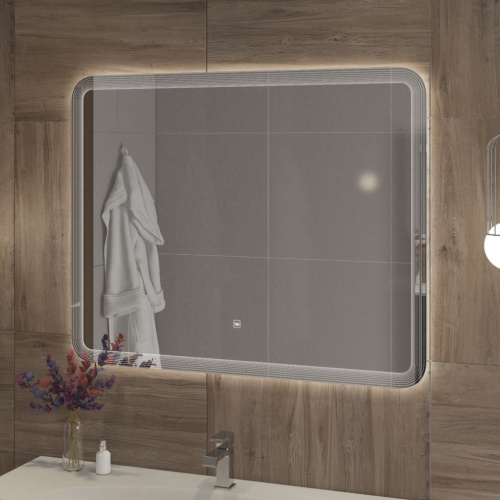 Зеркало в ванную Cezares DUET CZR-SPC-DUET-1100-800-LED-TCH 110х80 - фото 5