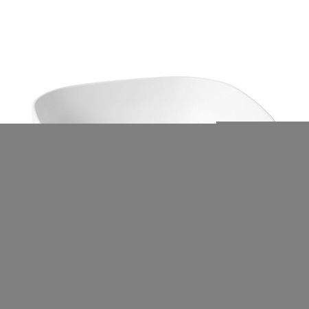 Раковина из сантехнического фарфора Lavinia Boho Bathroom Sink Slim 33311006 40х40 накладная цвет белый без отверстий под смеситель