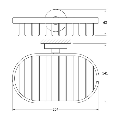 Полка в ванную комнату Artwelle Harmonie HAR 018 - фото 2