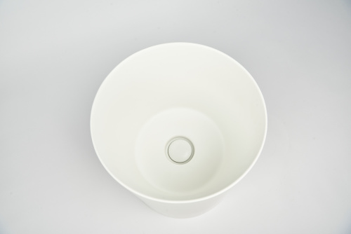 Раковина из сантехнического фарфора Galassia Core 7305 37х37 напольная цвет белый - фото 3