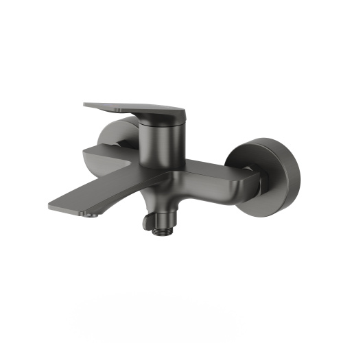 Смеситель для ванны Tokito MITSUISHI TOK-MIT-1014GM настенный вороненая сталь - фото 2