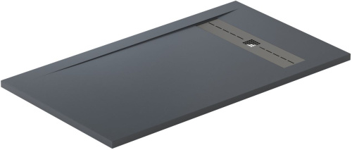 Душевой поддон Allen Brau Infinity 8.21004-BGM 140х80 искусственный камень синий/серый без каркаса - фото 2