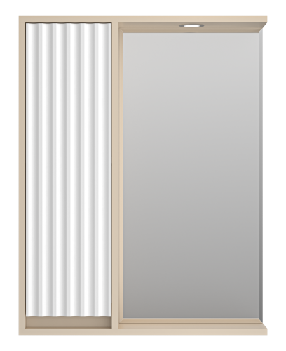 Зеркало-шкаф Brevita Balaton BAL-04065-03-01Л 63х14х80 подвесной - фото 2