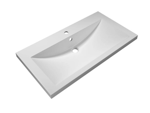 Тумба под раковину Art&Max PLATINO AM-Platino-900-2C-SO-GM 90х48х55 подвесная цвет серый матовый - фото 3