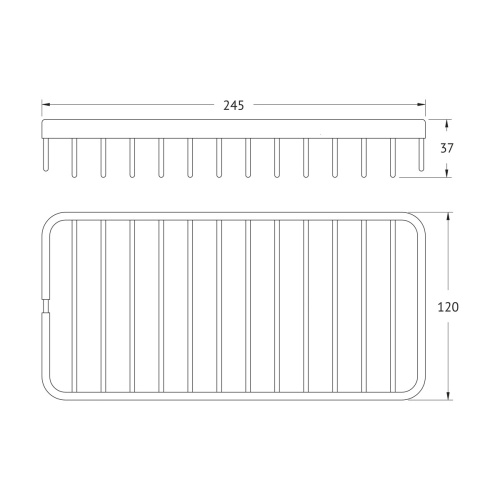 Полка в ванную комнату Artwelle Universell 4101 - фото 2