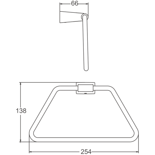 Полотенцедержатель BELZ B91304 - фото 2