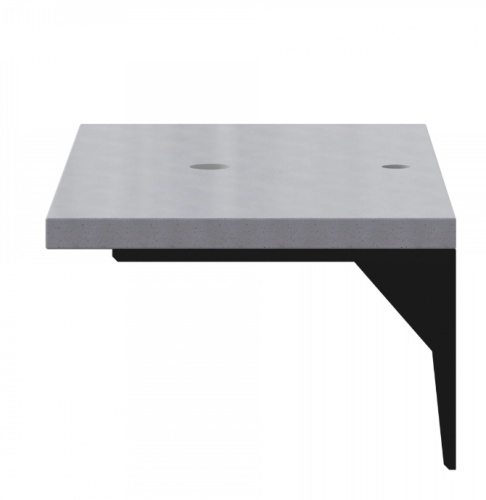 Столешница СанТа 900152 81х45 подвесная цвет пломбир - фото 2