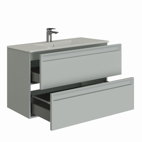 Тумба под раковину Allen Brau Eclipse 2.0 1.E1001.PWM 2.0 60х46х63 подвесная цвет серый