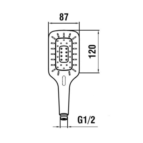 Душевая лейка Laufen MyCity 3.6198.3.084.371.1 - фото 2