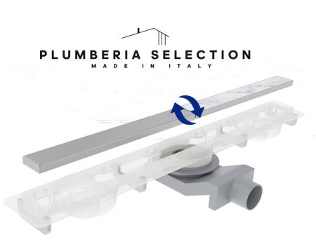 Душевой лоток Plumberia Selection PSM MODULAR PSM60MT 60х5 нержавеющая сталь
